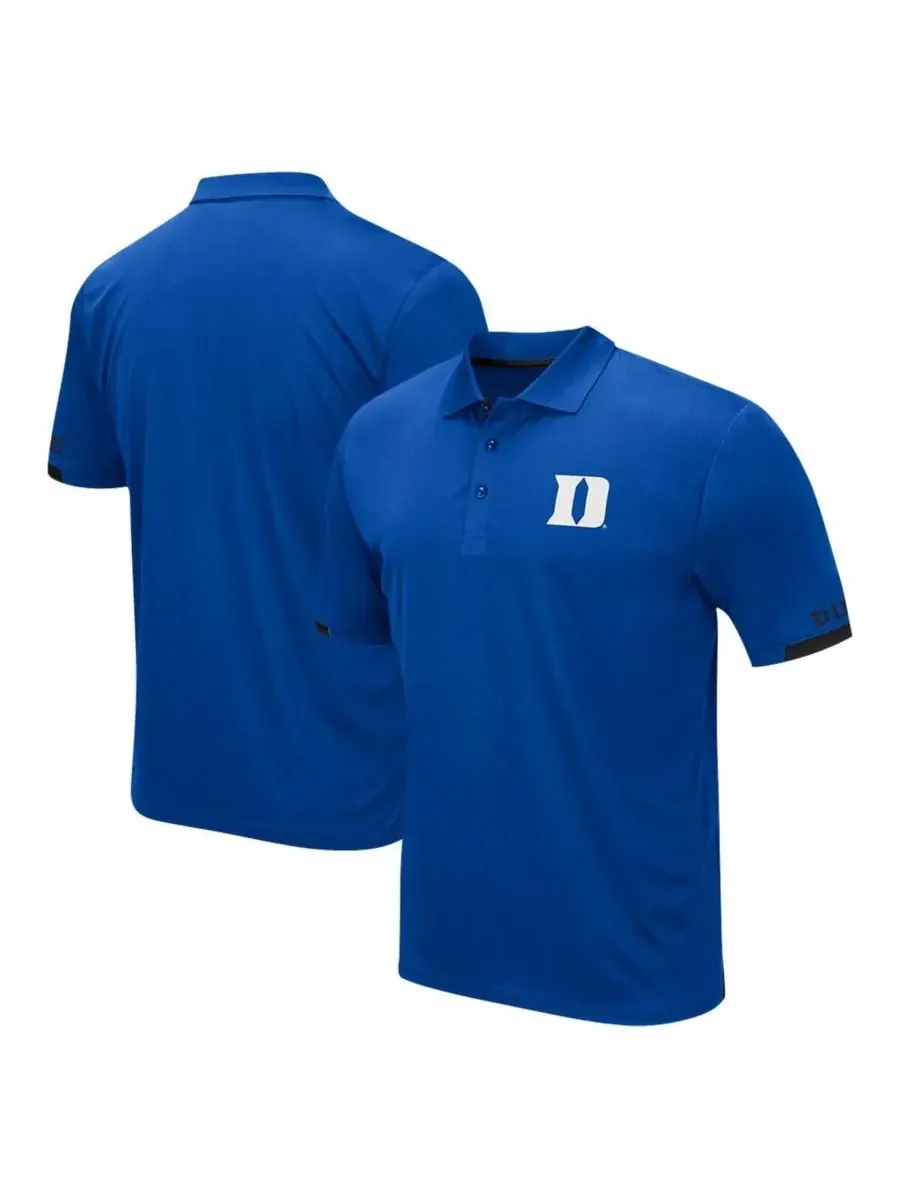 Colosseum Мужская поло-рубашка Royal Duke Blue Devils Santry — изображение 1 из 3, королевский
