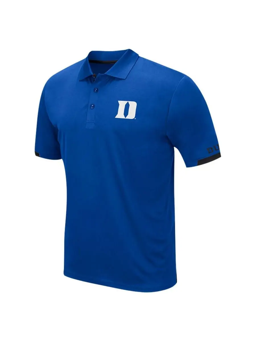 Colosseum Мужская поло-рубашка Royal Duke Blue Devils Santry — изображение 2 из 3, королевский
