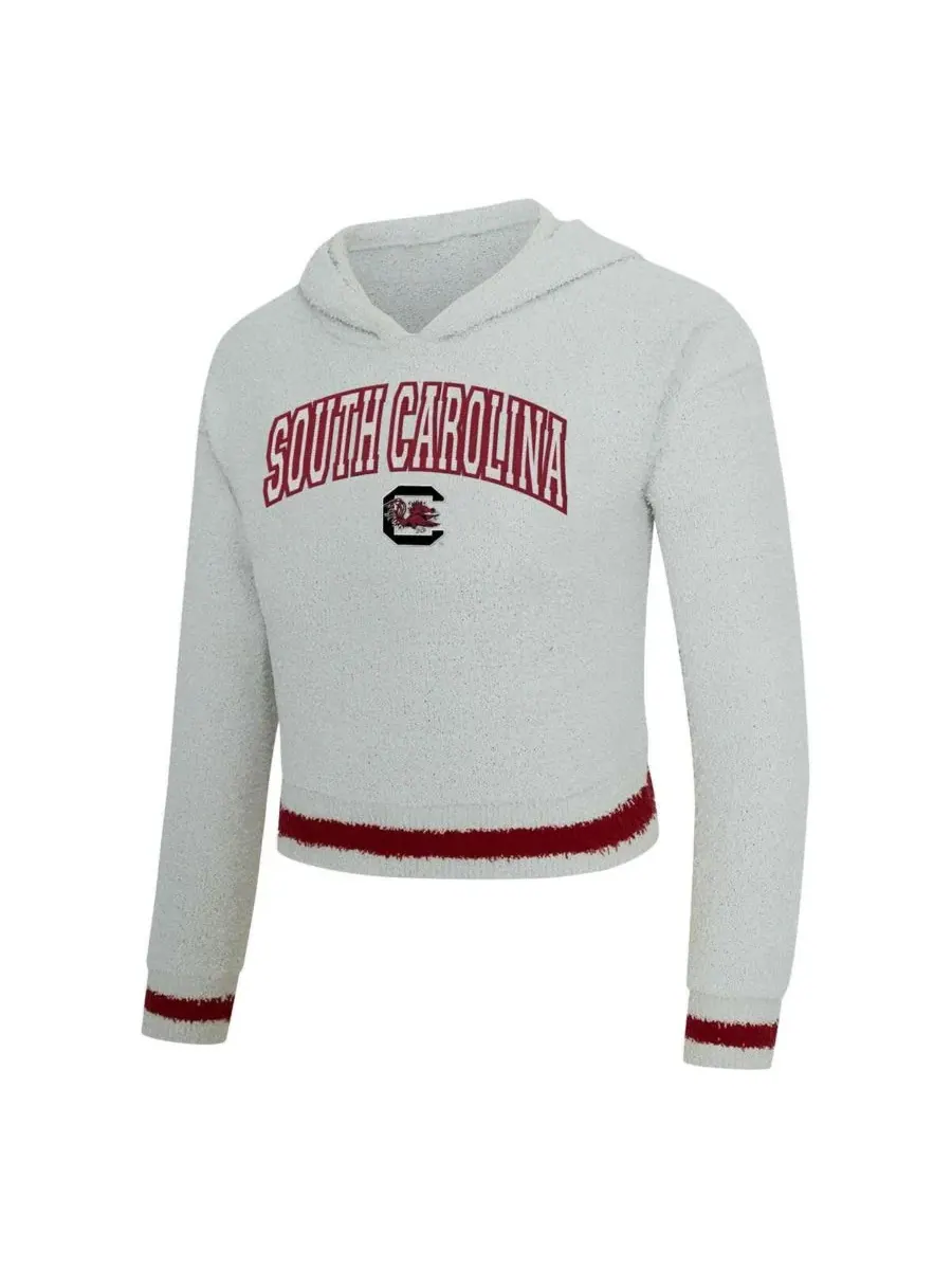 Concepts Sport Женский комплект из двух предметов: серая/гранатовая толстовка с длинными рукавами — изображение 5 из 5, серый