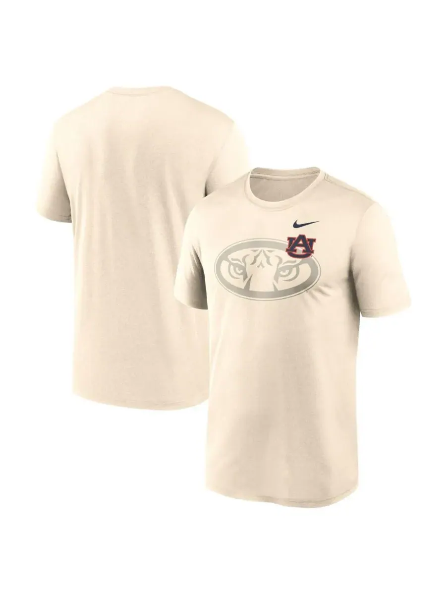 Мужская футболка Natural Auburn Tigers Campus Shadow Legend Dri-FIT Nike — изображение 1 из 3, прозрачный