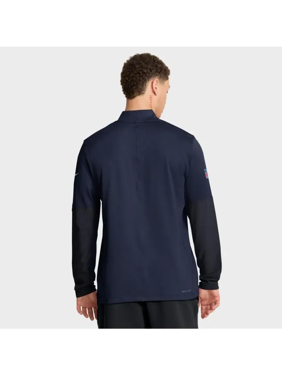 Nike Мужская темно-синяя толстовка с капюшоном Tennessee Titans Sideline Dri-FIT с — изображение 3 из 5, темно-синий
