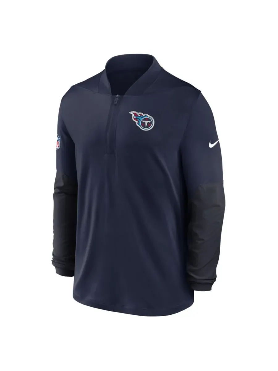 Nike Мужская темно-синяя толстовка с капюшоном Tennessee Titans Sideline Dri-FIT с — изображение 5 из 5, темно-синий