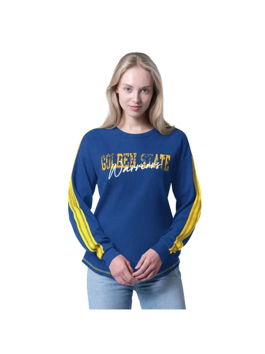 G-III 4Her by Carl Banks Женская футболка с длинными рукавами Royal Golden State Warriors Advantage — изображение 1 из 2