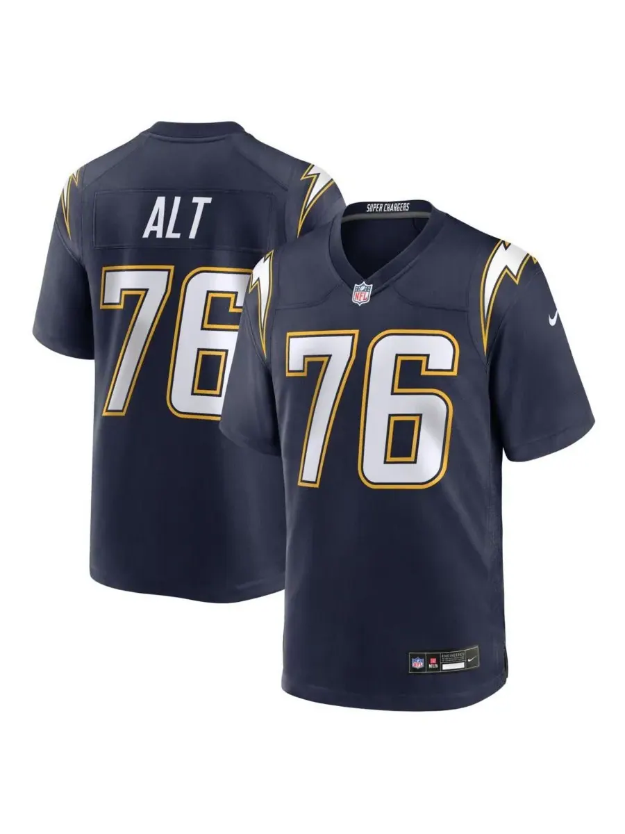 Nike Мужская футболка Joe Alt Navy Los Angeles Chargers Alternate Super Chargers Game Player Jersey — изображение 1 из 3