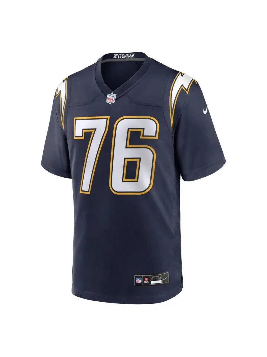 Nike Мужская футболка Joe Alt Navy Los Angeles Chargers Alternate Super Chargers Game Player Jersey — изображение 2 из 3