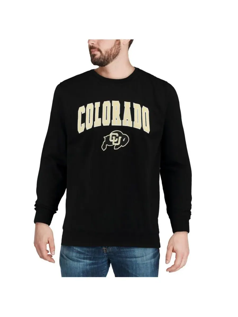 Мужская толстовка с круглым вырезом и логотипом команды Colorado Buffaloes Colosseum — изображение 5 из 7, белый
