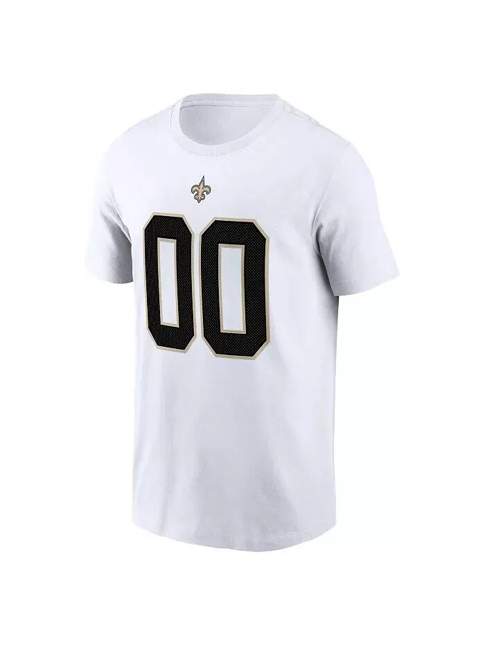 Мужская футболка Tyrann Mathieu White New Orleans Saints с именем и номером игрока Nike — изображение 2 из 2