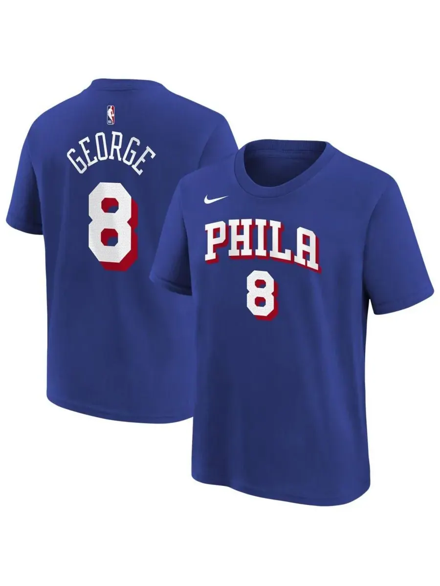 Футболка с изображением Пола Джорджа Рояла из команды Philadelphia 76ers (иконка), размер для — изображение 1 из 3
