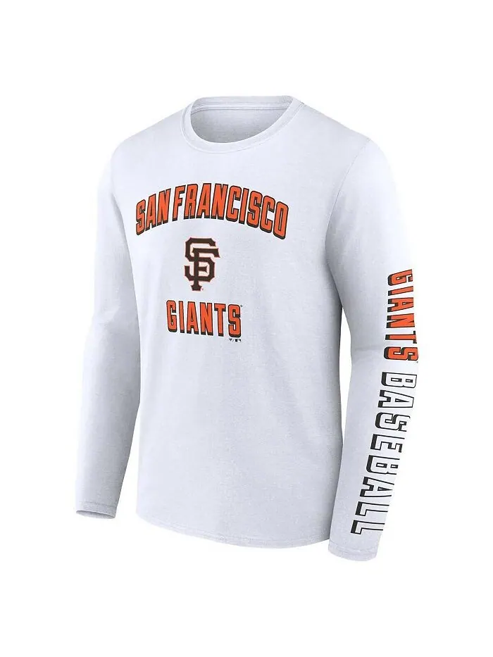 Мужской комплект из двух фирменных черно-белых футболок San Francisco Giants Fanatics — изображение 4 из 4, черный белый
