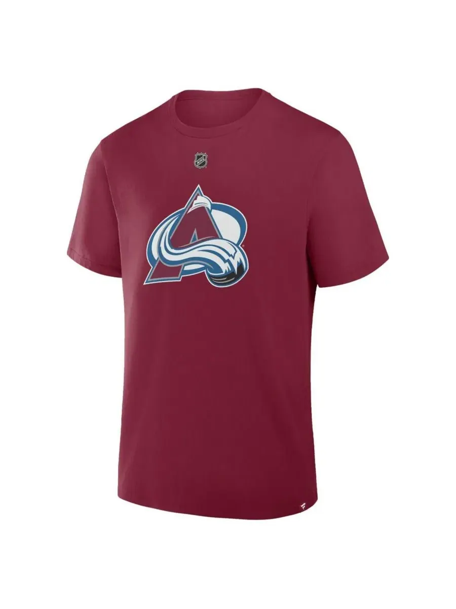 Футболка с длинным рукавом Cale Makar Authentic Stack Name & Number Fanatics — изображение 3 из 3, бордовый