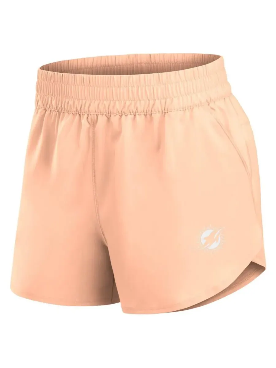 Fanatics Женские оранжевые тканые шорты Miami Dolphins Front Office — изображение 2 из 3, оранжевый