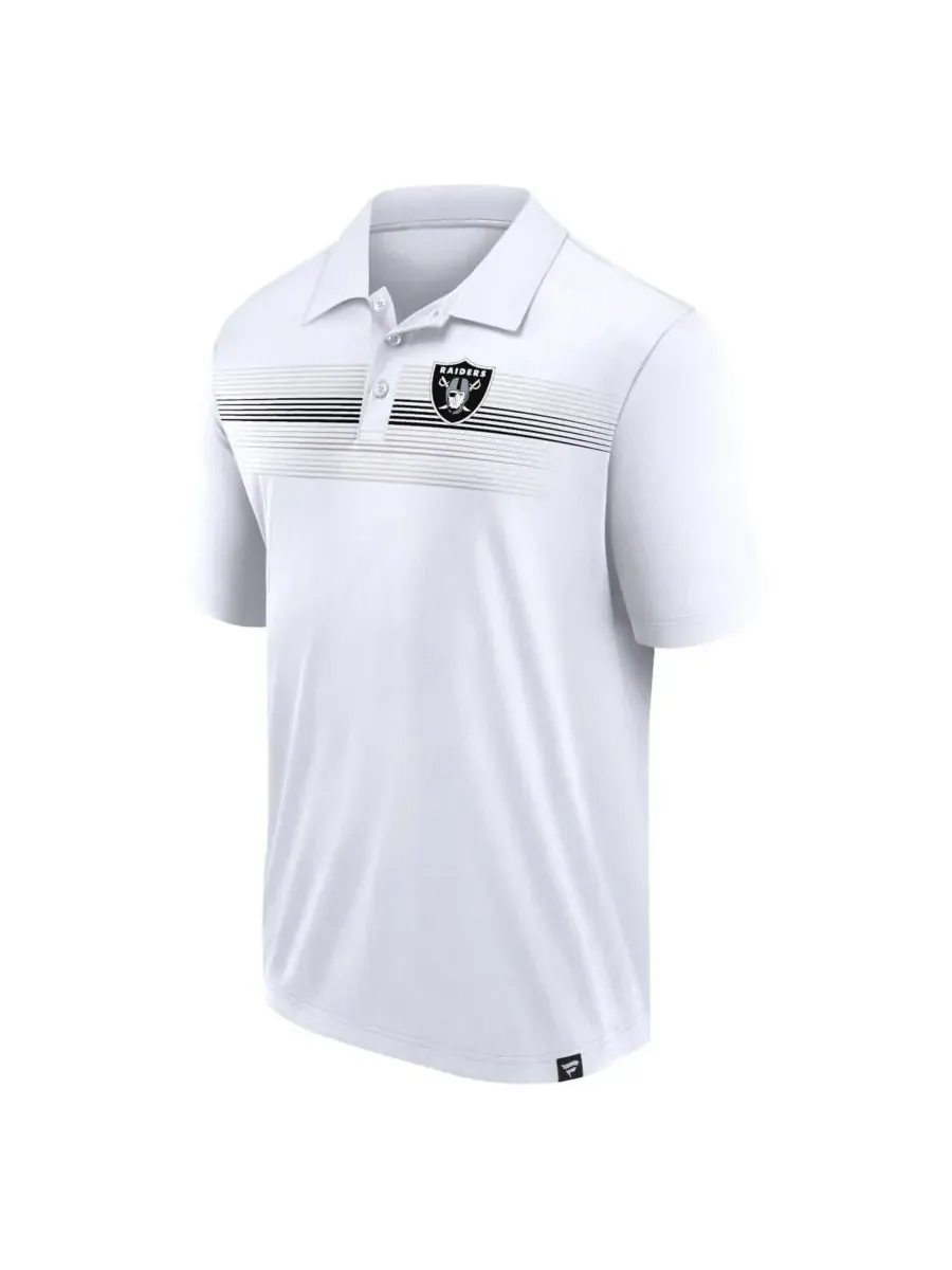 Fanatics Мужская белая поло-рубашка Las Vegas Raiders Victory For Us из трикотажа — изображение 2 из 3, белый