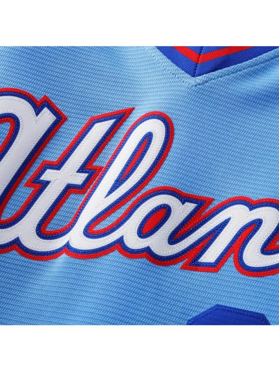 Мужская футболка с коротким рукавом Ha-Seong Kim Atlanta Braves 2026 City Connect Nike — изображение 4 из 6, синий