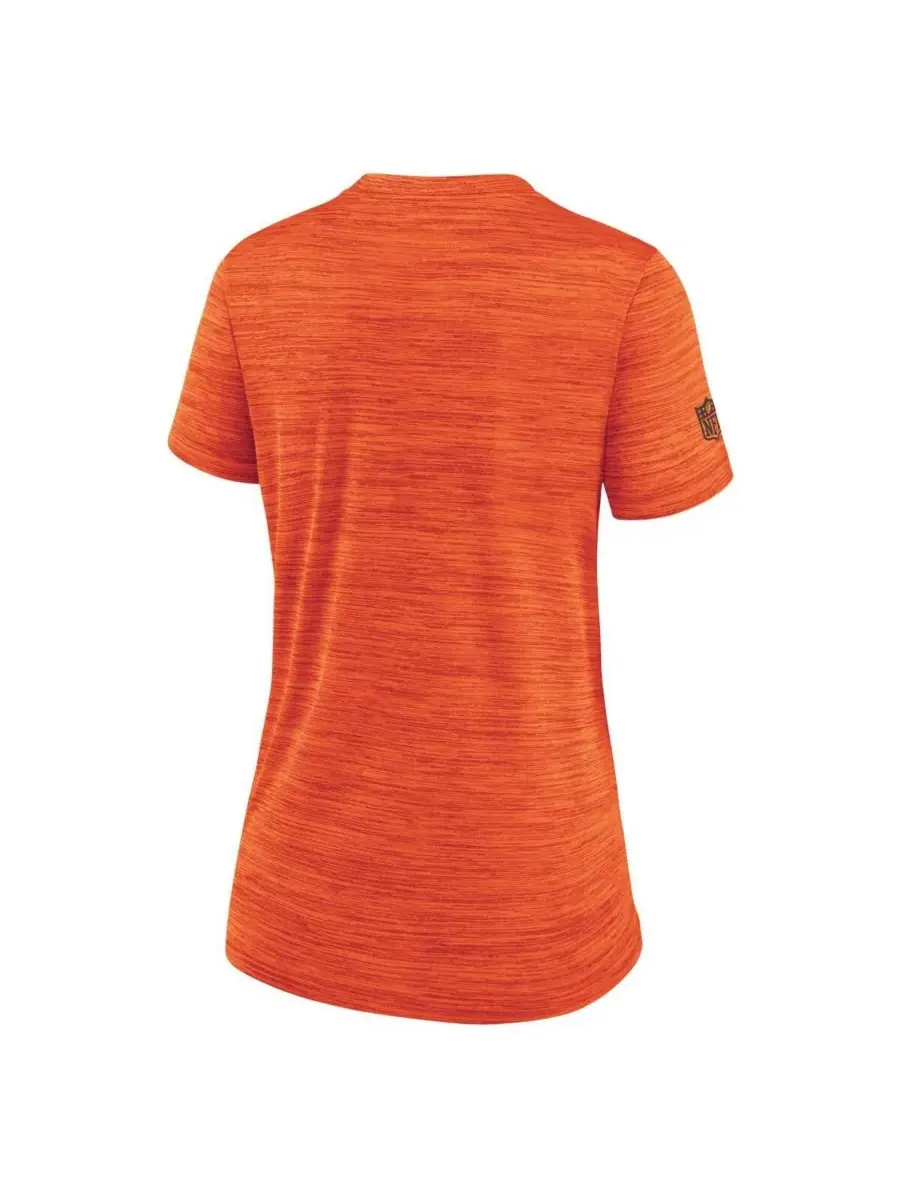 Nike Женская оранжевая футболка Cleveland Browns Sideline Velocity Dri-FIT — изображение 3 из 3, оранжевый