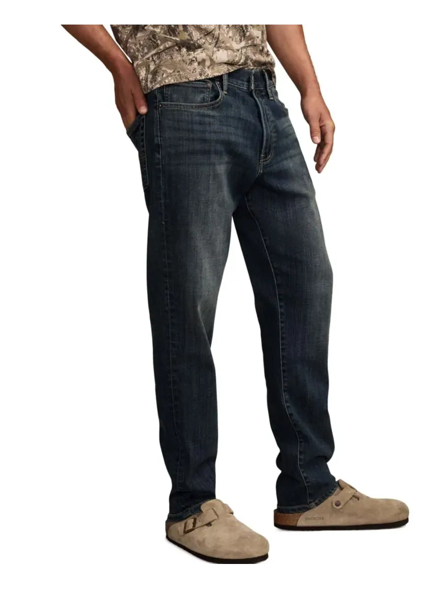 Джинсы спортивного кроя с зауженным силуэтом Lucky Brand, Sloane Wash — изображение 3 из 6