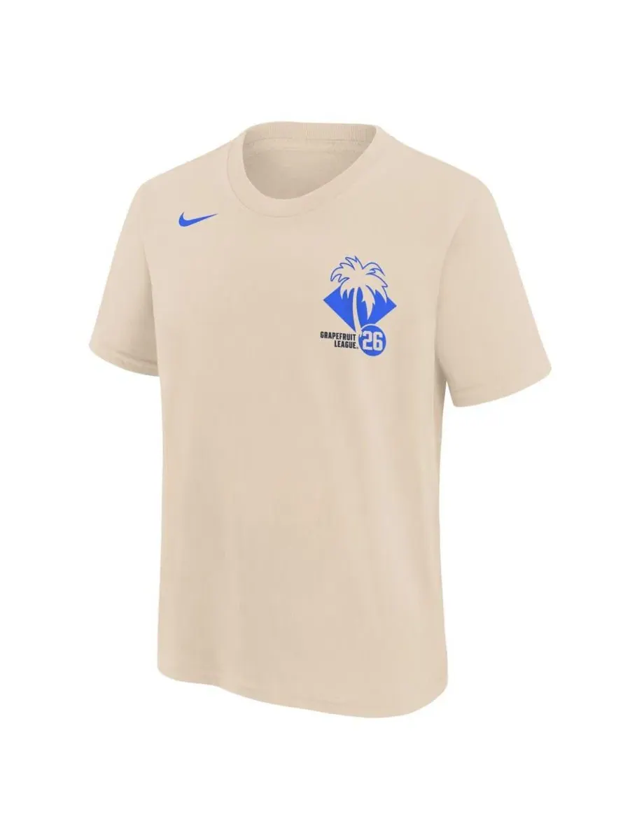 Футболка Big Boys and Girls Natural 2026 Spring Training Grapefruit League Nike — изображение 2 из 3, прозрачный