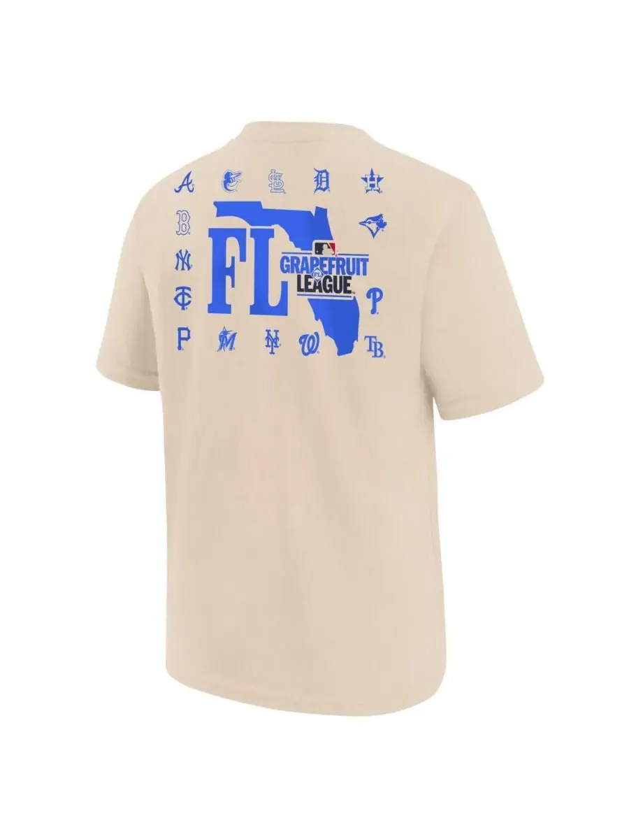 Футболка Big Boys and Girls Natural 2026 Spring Training Grapefruit League Nike — изображение 3 из 3, прозрачный