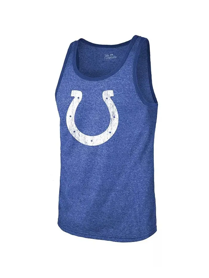 Мужские темы Jonathan Taylor Heathered Royal Indianapolis Colts Имя игрока и номер Трехкомпонентная — изображение 2 из 3