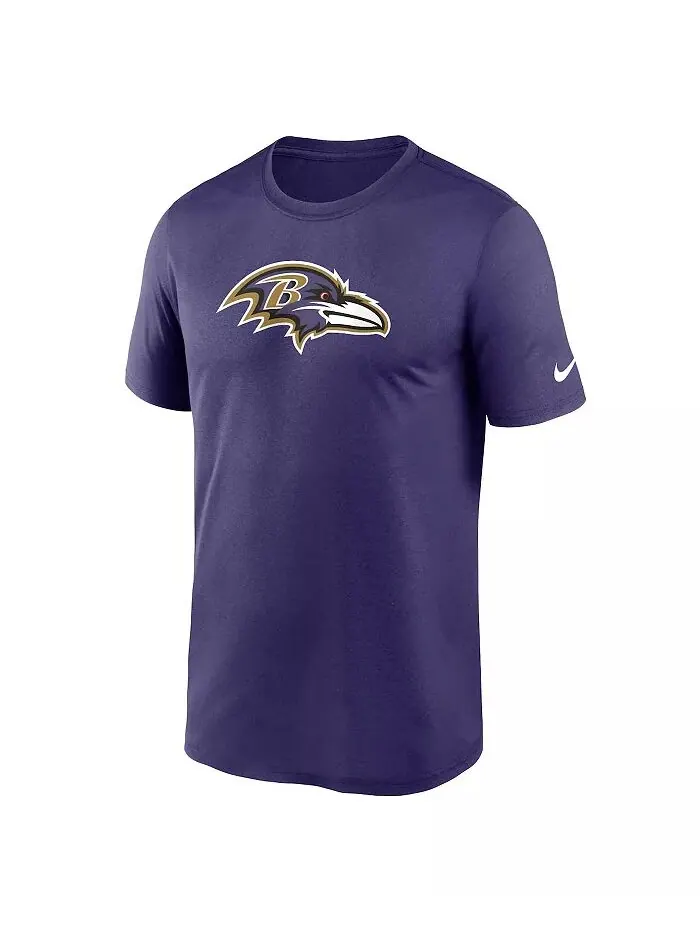 Мужская фиолетовая футболка Baltimore Ravens Legend Logo Performance Nike — изображение 3 из 3