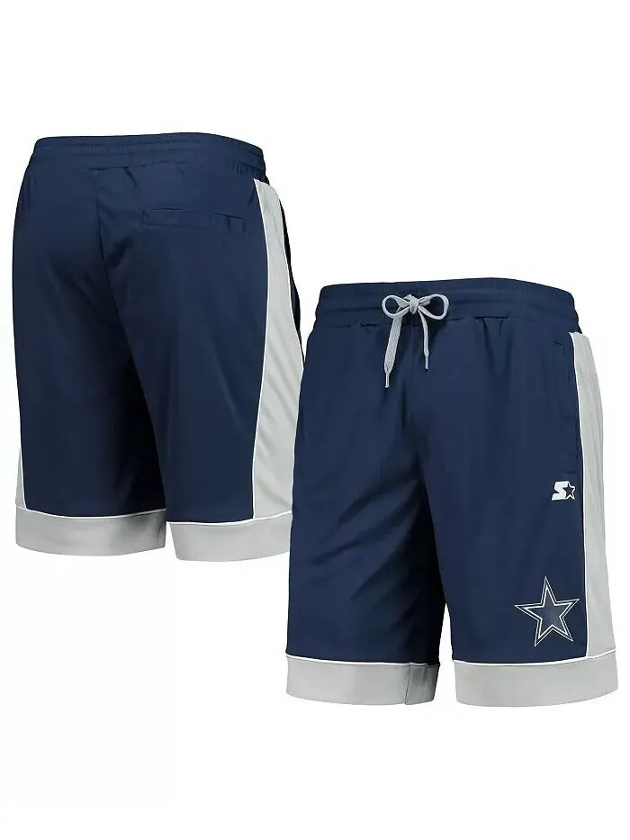 Мужские темно-синие, серые шорты Dallas Cowboys, любимые фанатами моды G-III Sports by Carl Banks — изображение 1 из 3