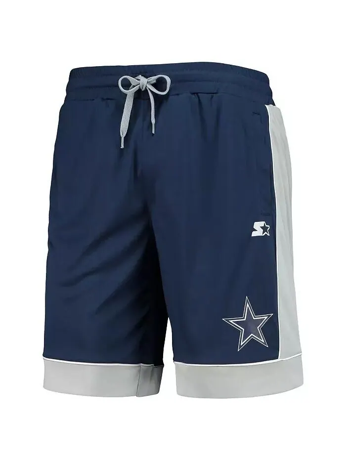 Мужские темно-синие, серые шорты Dallas Cowboys, любимые фанатами моды G-III Sports by Carl Banks — изображение 3 из 3