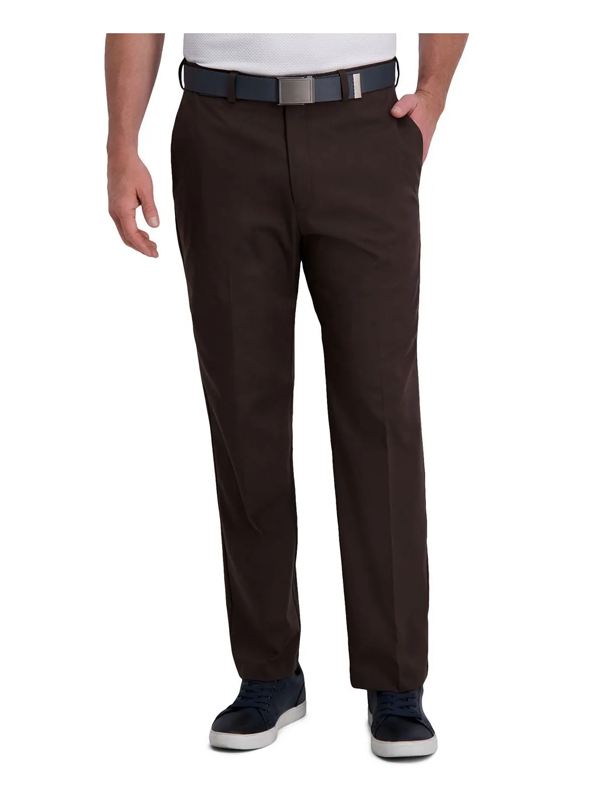 Брюки классического кроя cool right performance flex с плоским передом Haggar