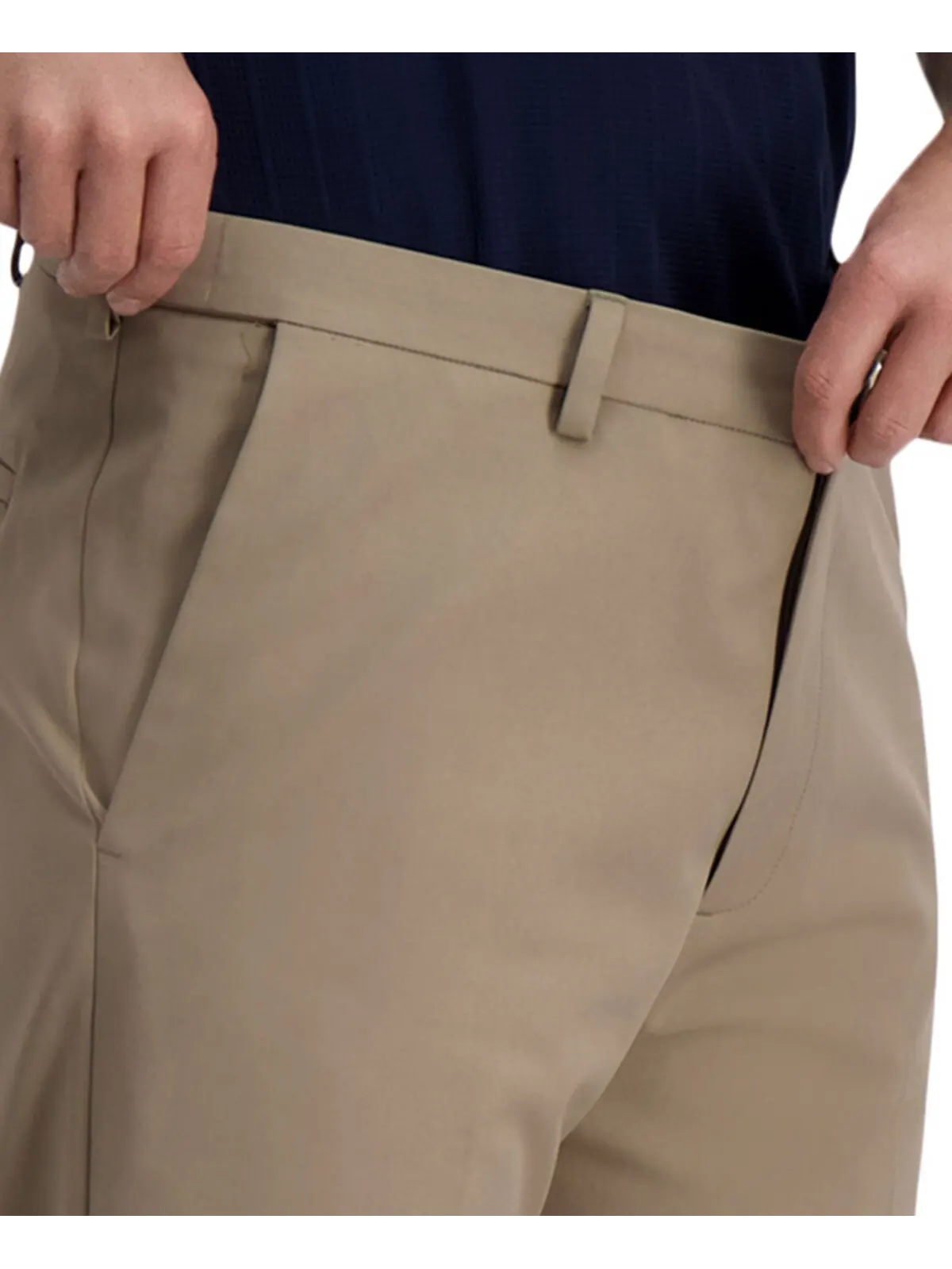 Брюки классического кроя cool right performance flex с плоским передом Haggar — 4