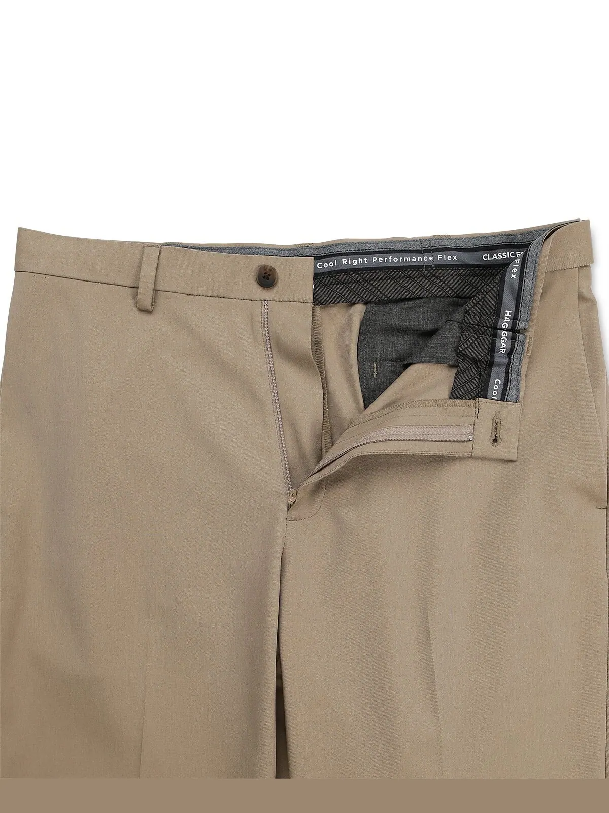 Брюки классического кроя cool right performance flex с плоским передом Haggar — 5