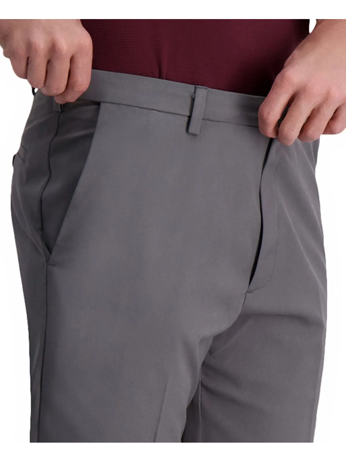 Брюки классического кроя cool right performance flex с плоским передом Haggar — 4