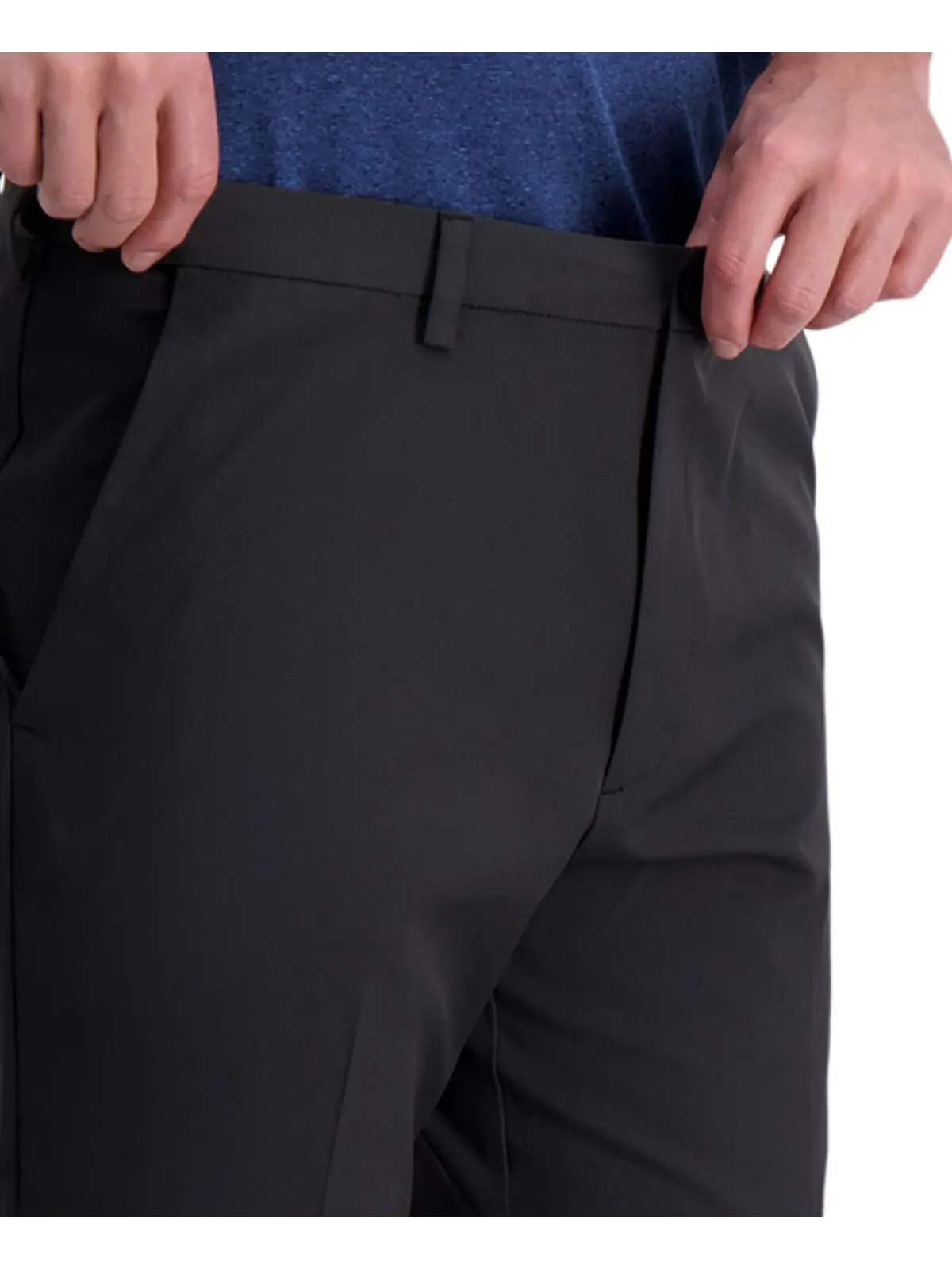 Брюки классического кроя cool right performance flex с плоским передом Haggar — 4