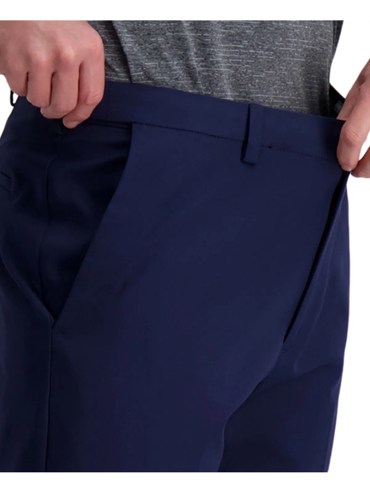 Брюки классического кроя cool right performance flex с плоским передом Haggar — 4