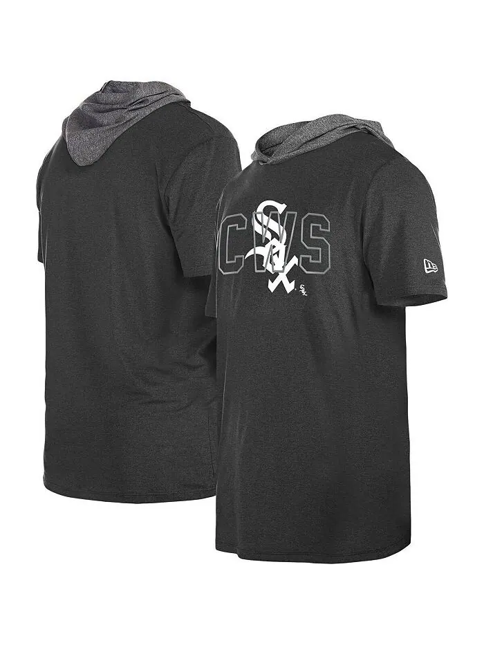Мужская черная футболка с капюшоном Chicago White Sox Team New Era