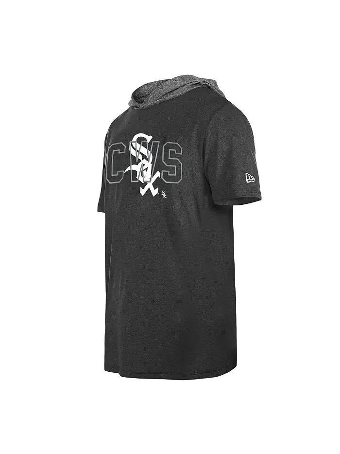 Мужская черная футболка с капюшоном Chicago White Sox Team New Era — изображение 2 из 2, черный