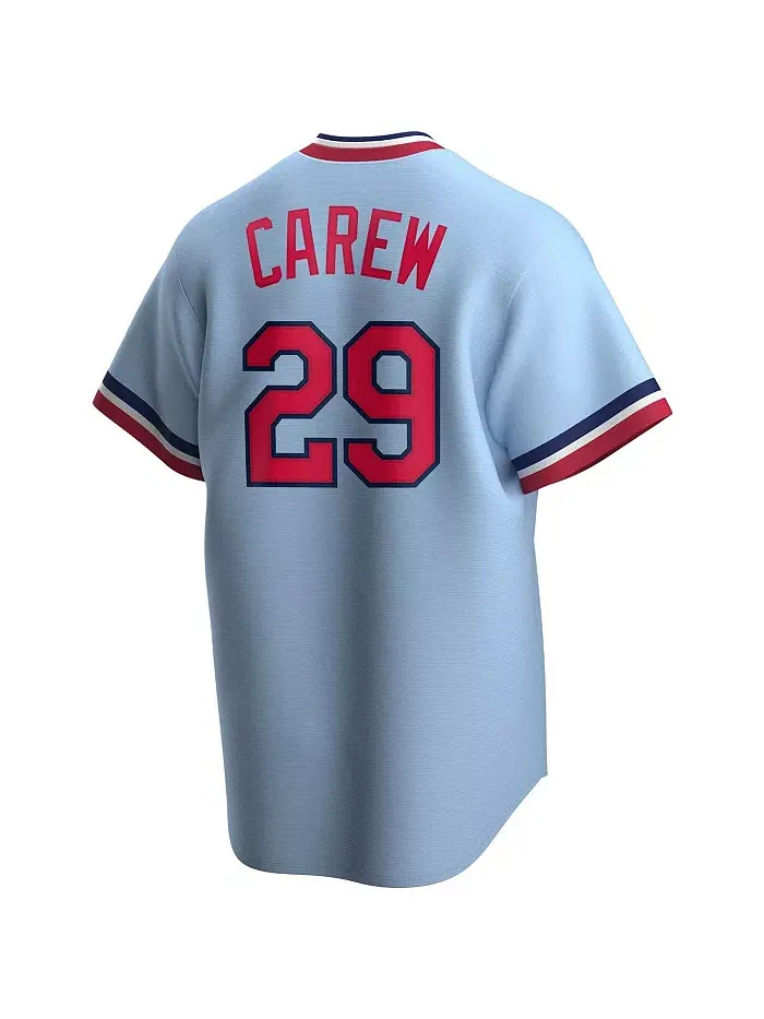 Мужская реплика джерси игрока Rod Carew Minnesota Twins Coop Nike — изображение 3 из 3