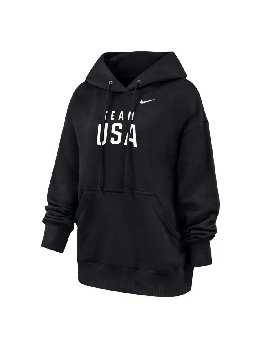 Худи оверсайз с капюшоном Phoenix Fleece Nike — изображение 2 из 3, черный