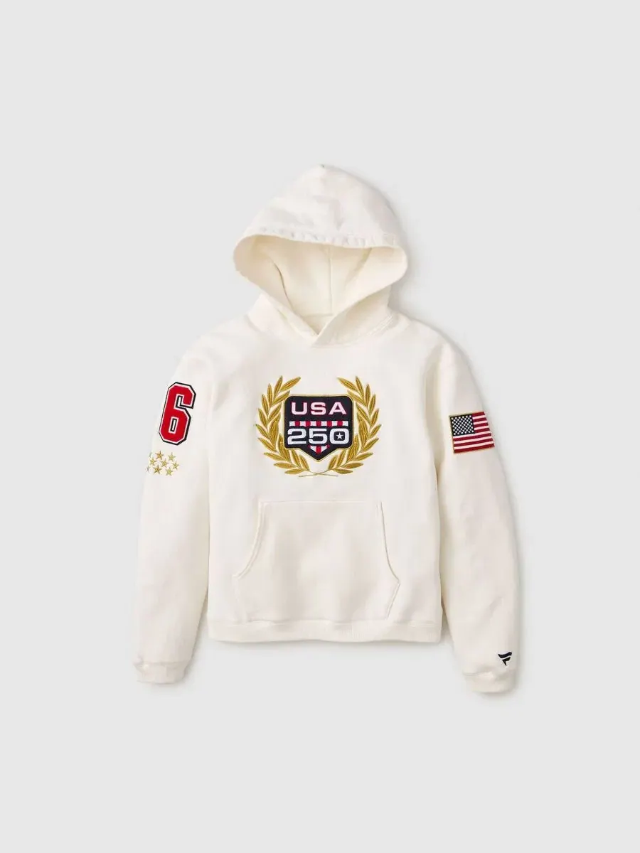 Толстовка на молнии Fanatics, USA 250 Limited Edition — изображение 1 из 4, белый