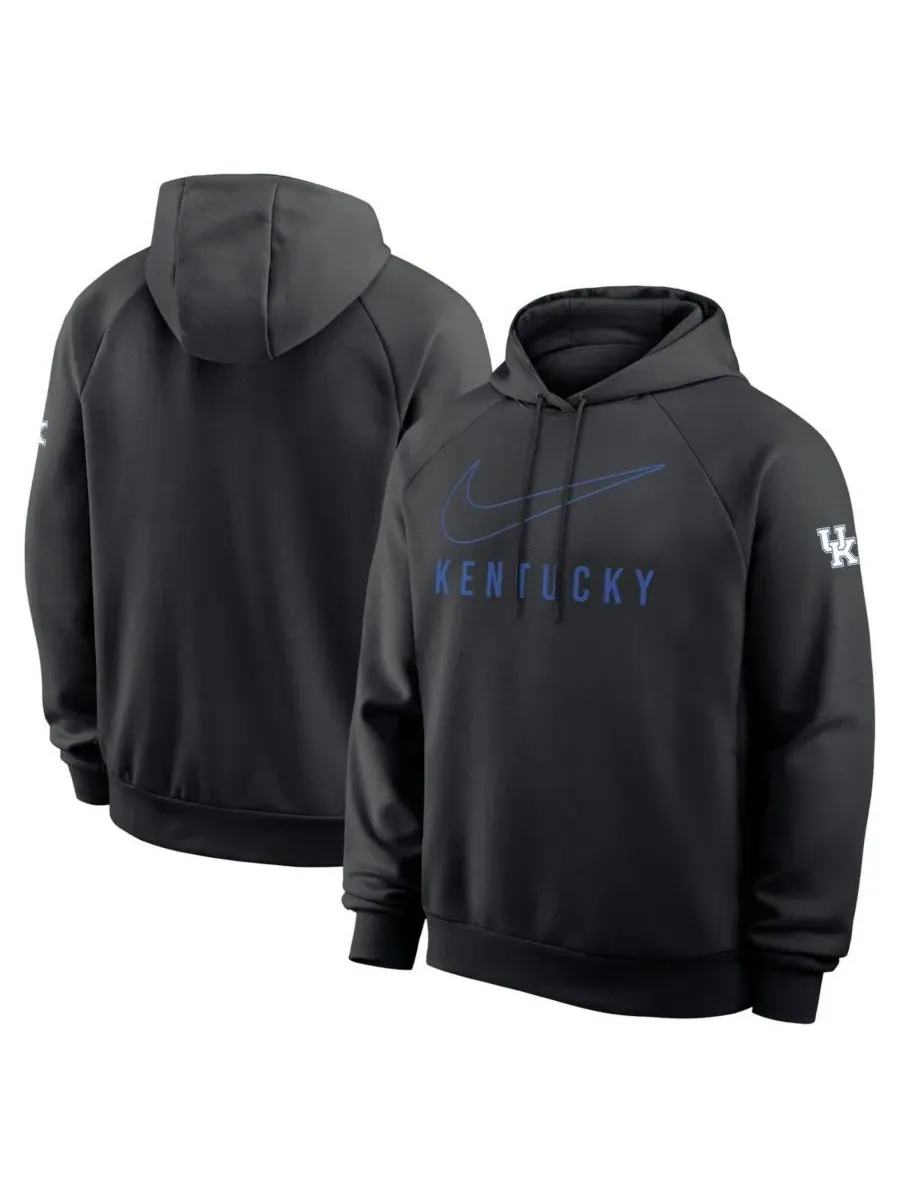 Толстовка с капюшоном Nike Premium Raglan Performance Pullover Hoodie — изображение 4 из 4, черный