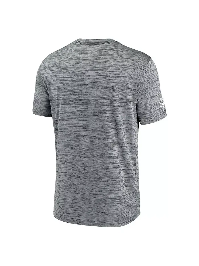 Мужская серая футболка Las Vegas Raiders Sideline Velocity Performance Nike — изображение 3 из 3
