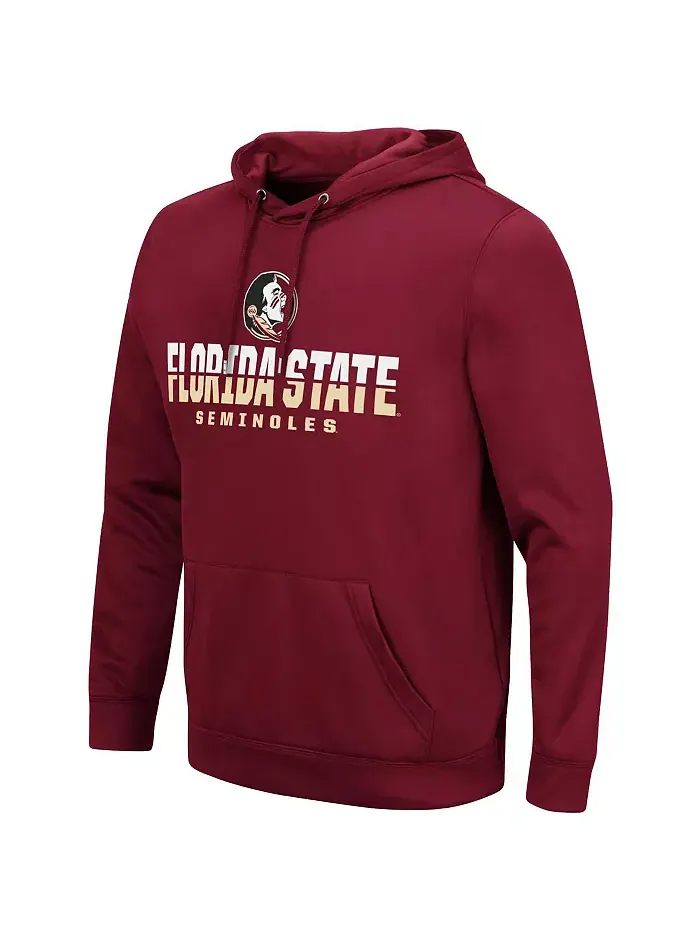 Мужская гранатовая толстовка с капюшоном Florida State Seminoles Lantern Colosseum — изображение 2 из 3