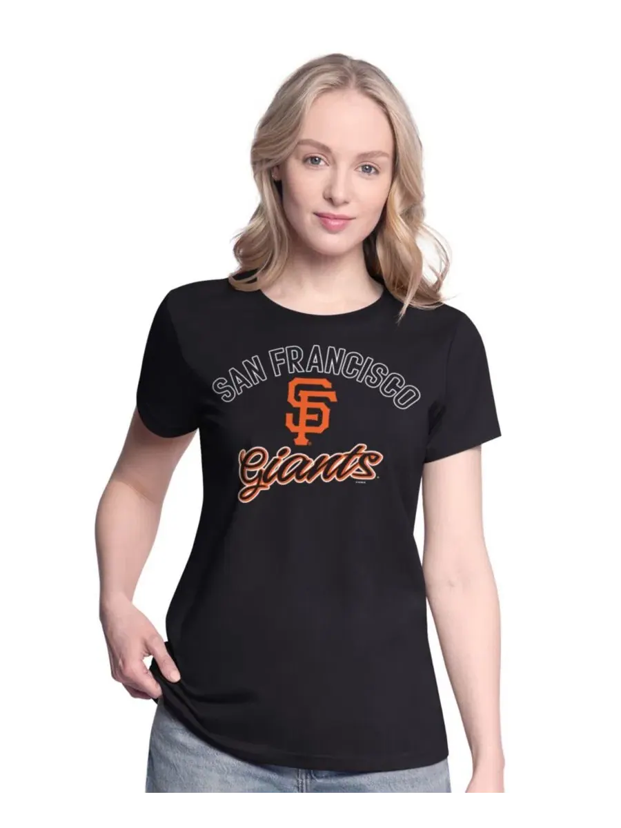 Комплект футболок с принтом San Francisco Giants G-III 4Her by Carl Banks — изображение 2 из 5, черный серый
