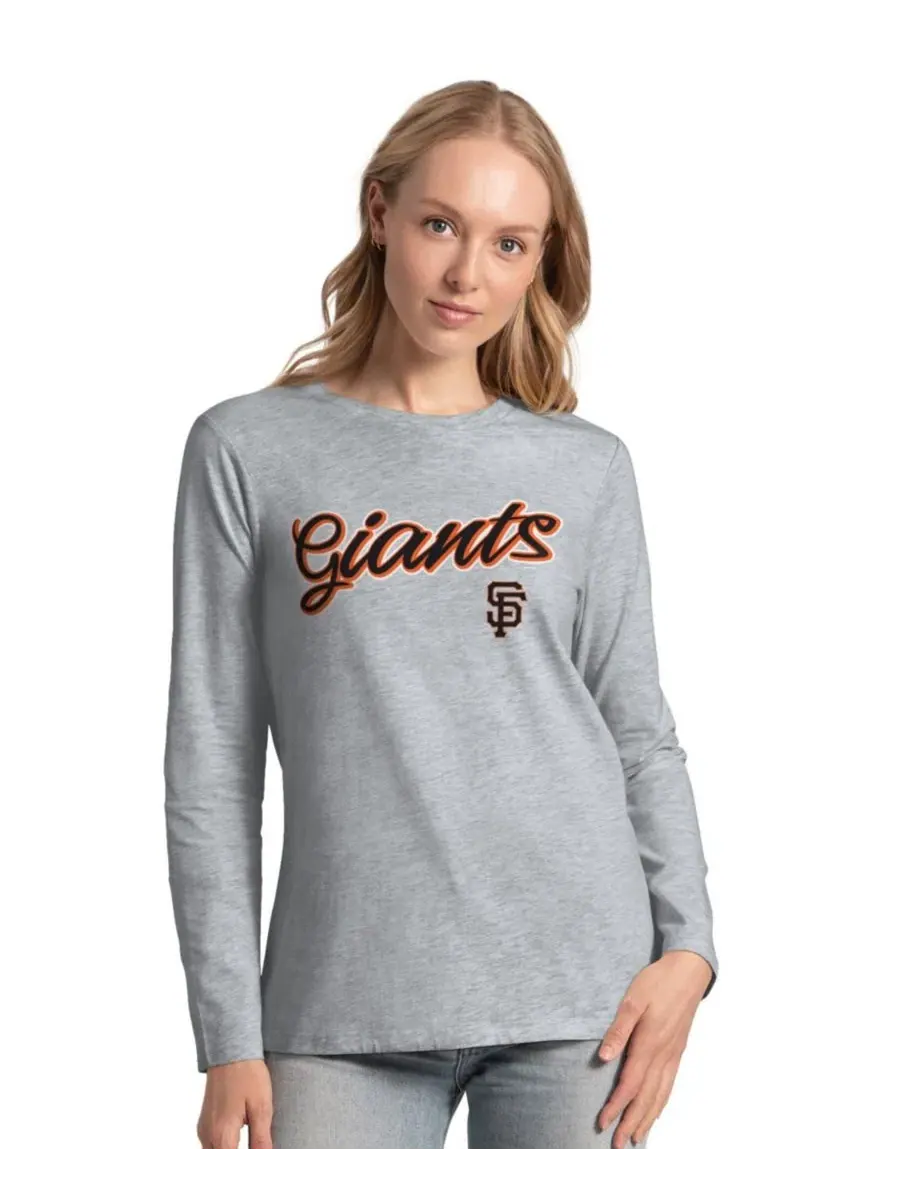 Комплект футболок с принтом San Francisco Giants G-III 4Her by Carl Banks — изображение 4 из 5, черный серый