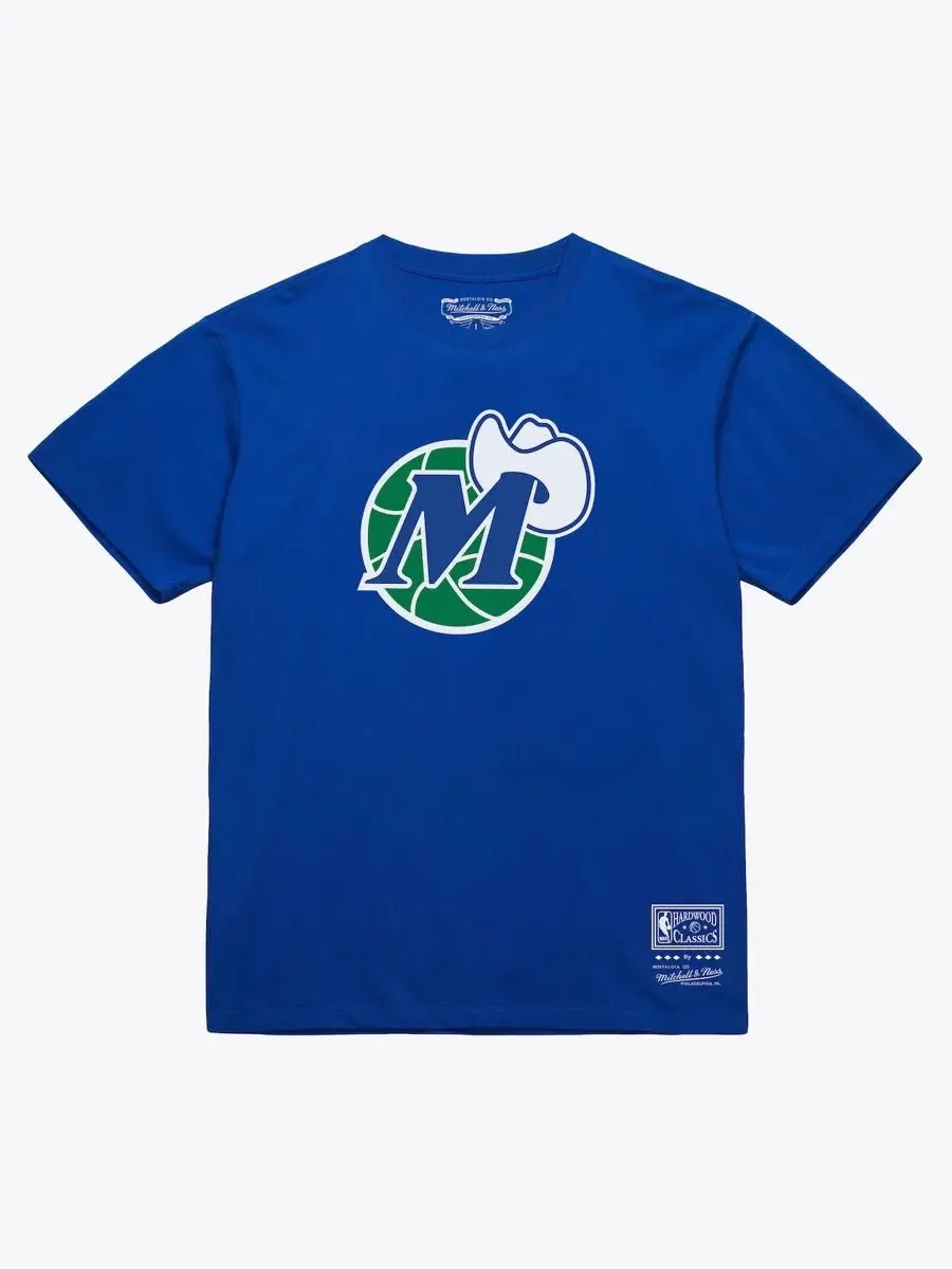 Футболка с коротким рукавом с принтом Hardwood Classics Arch Mitchell & Ness — изображение 1 из 2, королевский