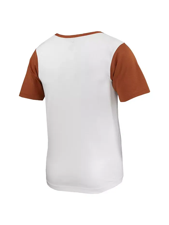 Мужская белая реплика софтбольной майки Texas Longhorns Nike — изображение 2 из 3