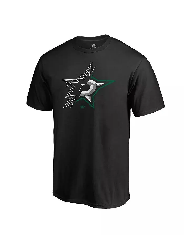 Мужская черная футболка Dallas Stars X-Ray Fanatics — изображение 1 из 2