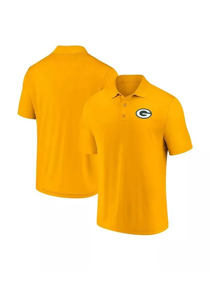 Мужская золотая рубашка-поло Green Bay Packers Component Fanatics — изображение 1 из 3
