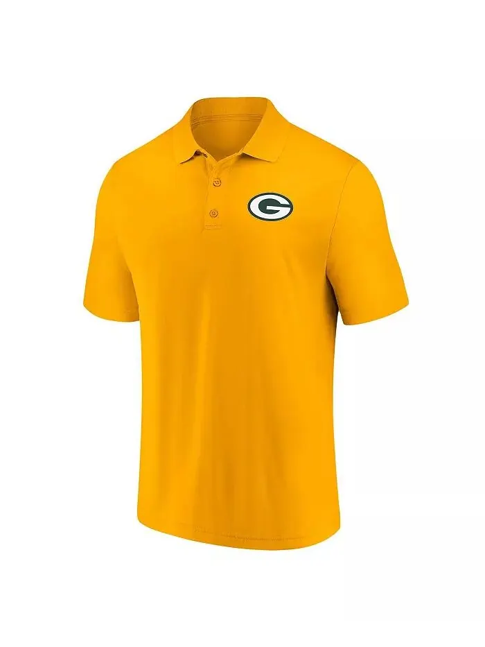 Мужская золотая рубашка-поло Green Bay Packers Component Fanatics — изображение 3 из 3