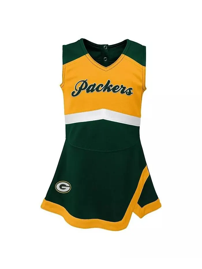 Платье для девочек Green Bay Packers Cheer Captain с шароварами Outerstuff — изображение 2 из 4