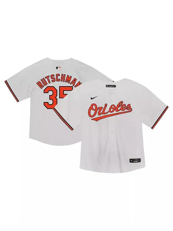 Малыш Эдли Ратчман Белая игровая майка Baltimore Orioles Nike — изображение 1 из 3