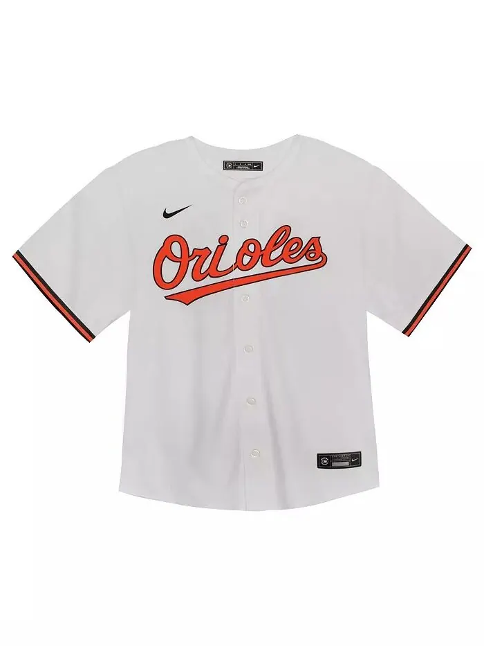 Малыш Эдли Ратчман Белая игровая майка Baltimore Orioles Nike — изображение 2 из 3