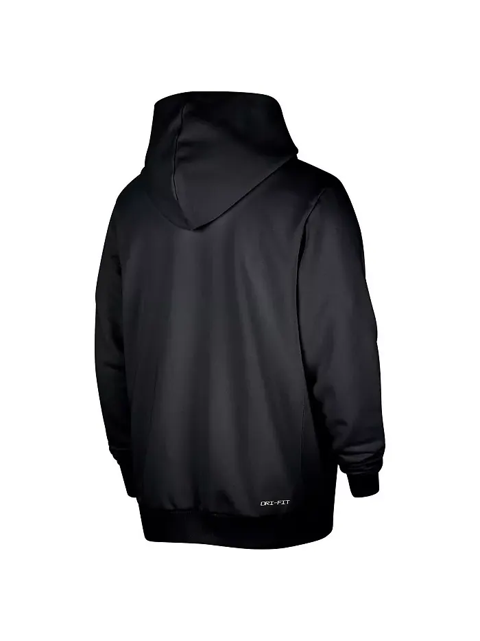 Мужская черная худи-куртка Boston Celtics Authentic Standard Issue на молнии Nike — изображение 3 из 3